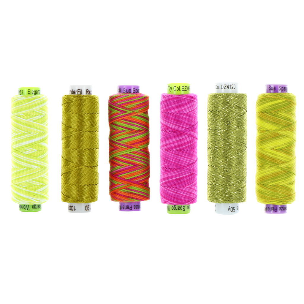 Jewel Drops - Embroidery Thread Pack | Sue Spargo Folk Art Quilts